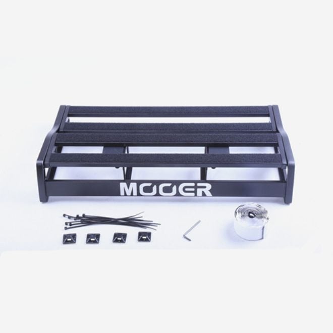 MOOER TF-20S Transform Aluminum Guitar Pedalboard Dual Independently Adjustable Platform With Power Supply Bracket And Carry Bag - Image 1