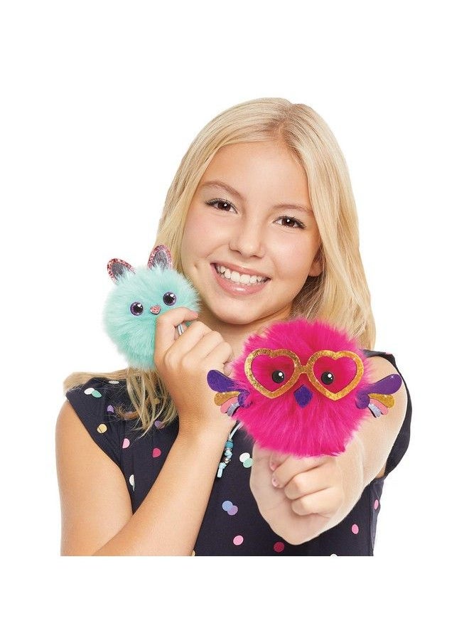 Make It Real - : Diy Cuddle Mob Create 4 Pom Pom Characters 36 Pieces Make Plush Furry Companions Allinone Diy Arts & Craft Kit Tweens & Girls Kids Ages 8+ - Image 1