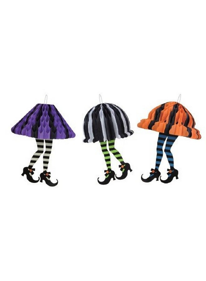 My Party Suppliers My Party Suppliers Whimsical Halloween Wicked Witch Legs Socks Craft (Assorted_1 Pcs)  - Image 1