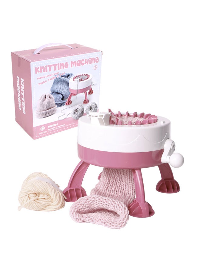 Children's Diy Hand-cranked Wool Knitting Machine Series Wool Yarn Hat Scarf Socks Knitter Toy For Creative Play-Color:845  - Image 2