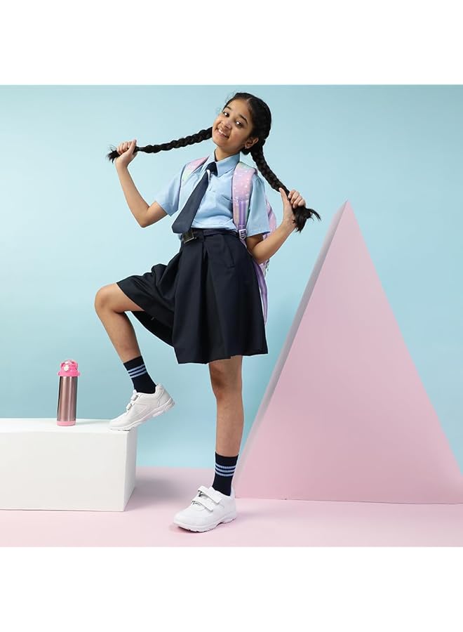 Liberty Force10 Schzone Dv Kids School Shoes With Pu Upper Pvc SoleComfortable & LightweightPadded Foam Insole Stylish & Modern Quick Wear Velcro Closure White 38 Eu - Image 4