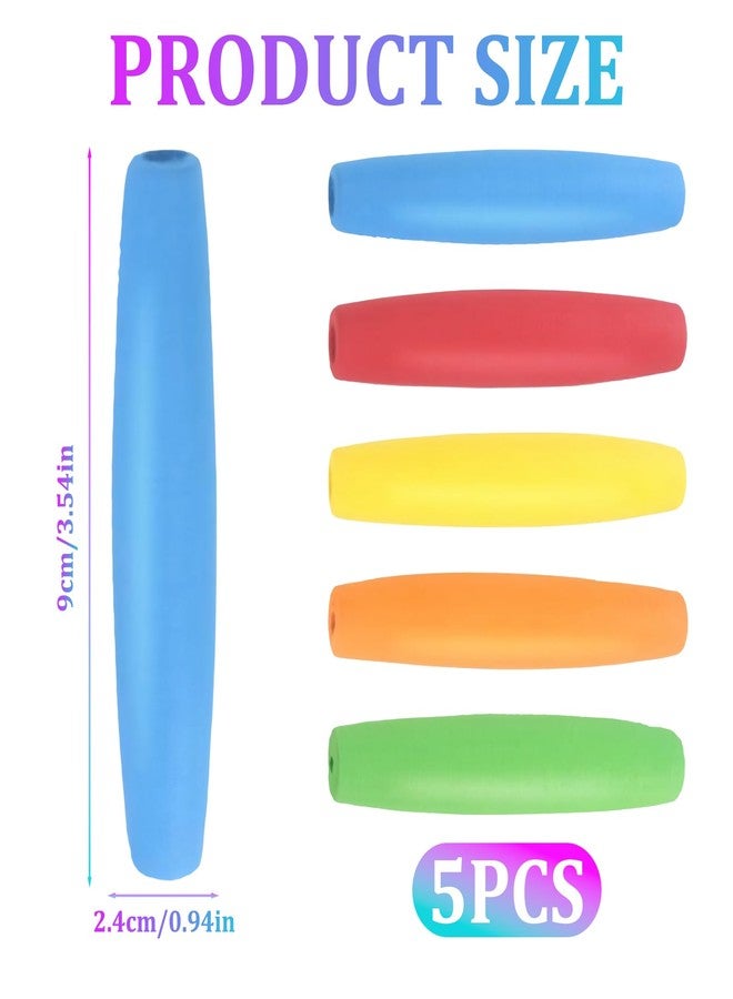 panthra 5 Pcs of Foam Tubing, Foam Tubing for Handle Grip, Built up Grip Aid for Utensils, Comfortable Feel, Suitable for The Elderly, Arthritis Patients and People with Disabilities (5 Colors) - Image 2