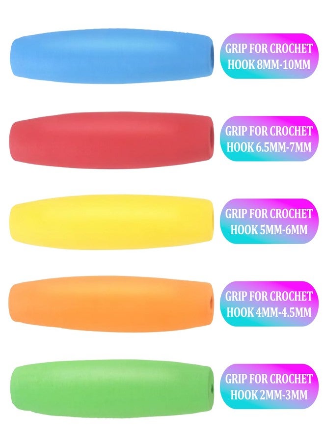 panthra 5 Pcs of Foam Tubing, Foam Tubing for Handle Grip, Built up Grip Aid for Utensils, Comfortable Feel, Suitable for The Elderly, Arthritis Patients and People with Disabilities (5 Colors) - Image 4