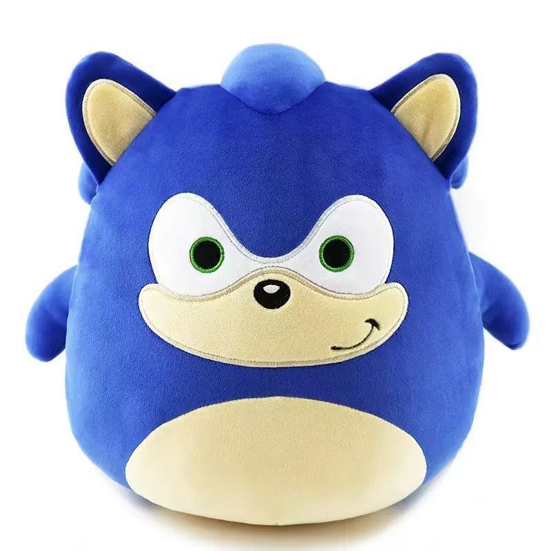Round Spiky Sonic Plush Toy - Super Sonic Non-fall Pillow - Image 5