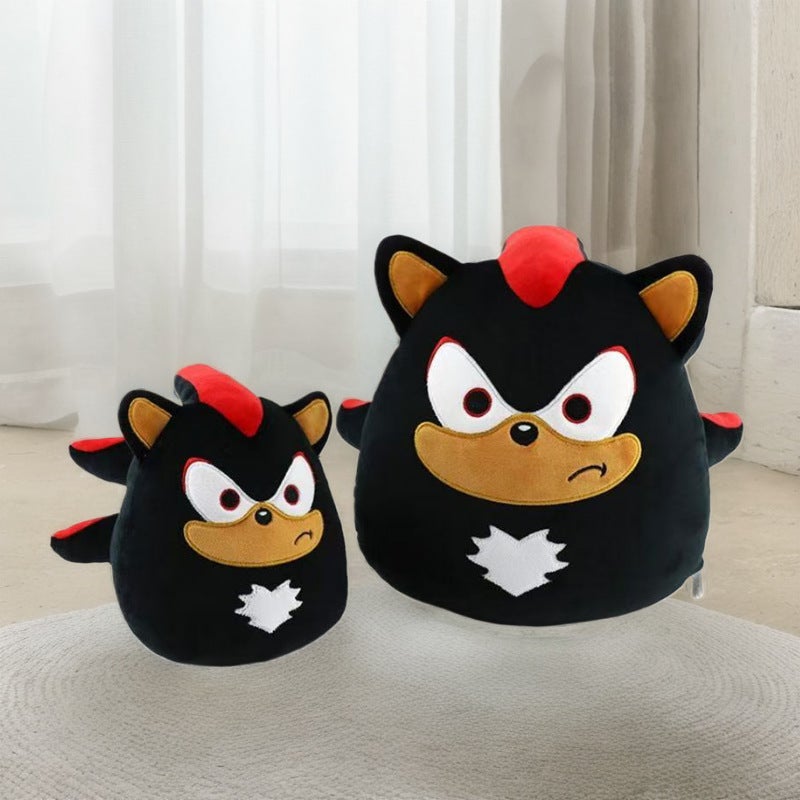 Round Spiky Sonic Plush Toy - Super Sonic Non-fall Pillow - Image 2