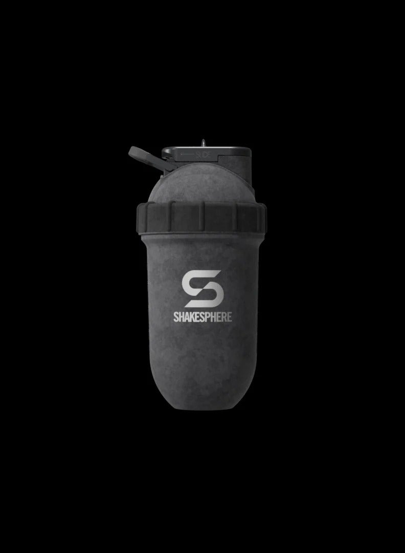 SHAKESPHERE Protein Shaker Bottle 700ml - ShakeSphere Tumbler Double Wall Steel Concrete - Image 2