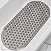 DEXI DEXI Bathtub Mat Non Slip Shower Floor Mats for Bathroom Bath Tub Washable Suction Cup 16"x35",Clear Gray - Image 2