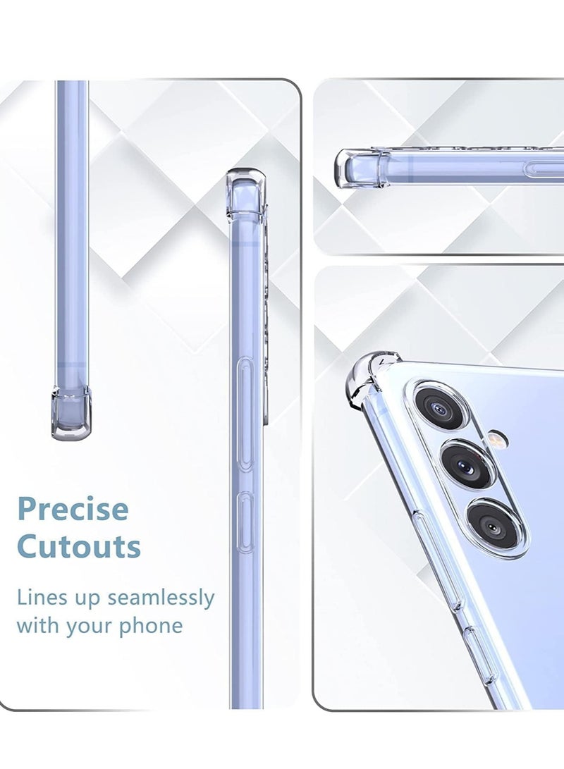 BORTONY Samsung Galaxy A25 Case Crystal Clear Flexible Cover for Galaxy A25 Slim Thin Non-Yellowing Soft TPU Bumper Protective Phone Case Cover for Samsung Galaxy A25 5G 6.5 inch - Image 4