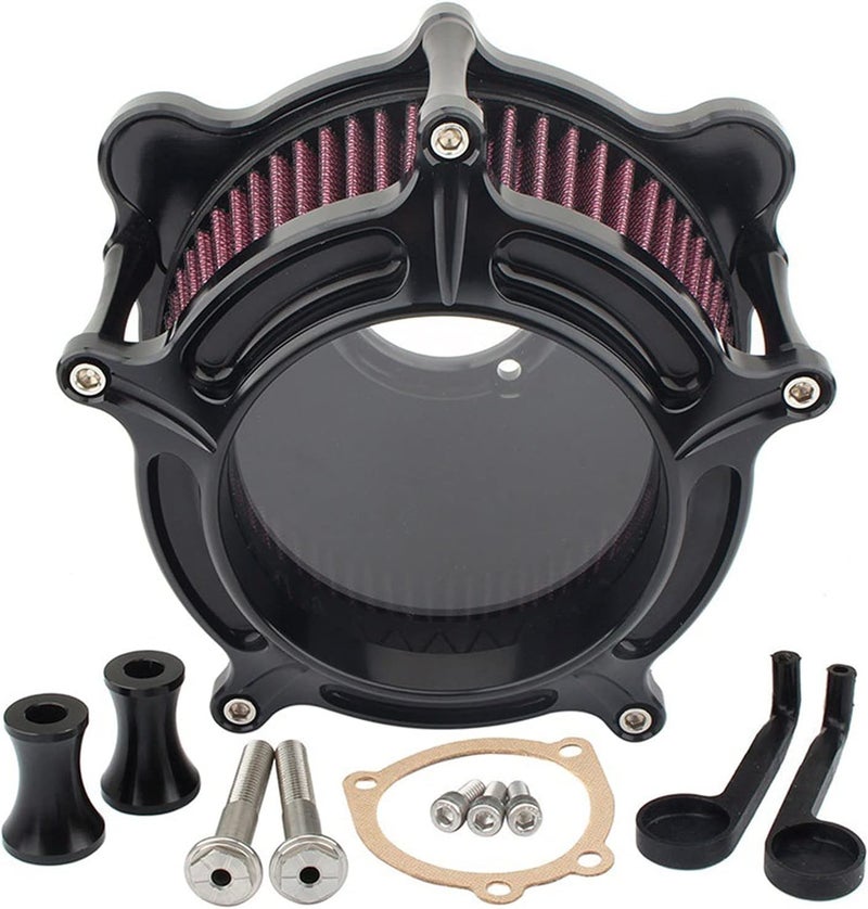 DEMULAX Motorcycle Air Filter for Harley Models - Image 1