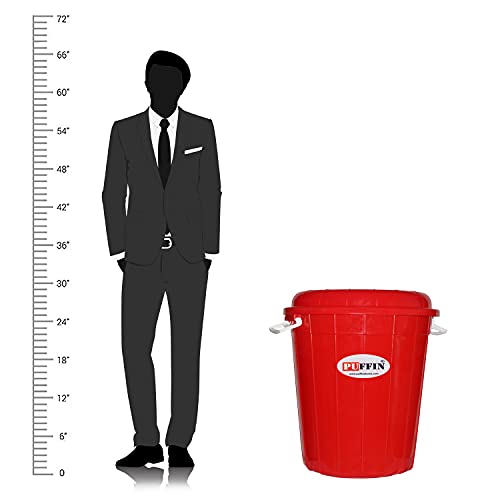 PUFFIN Multipurpose Plastic Storage-Bucket Drum (2, 80 Litre) - Image 5