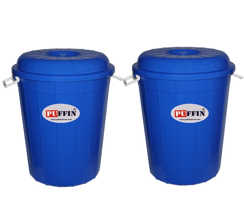 PUFFIN Multipurpose Plastic Storage-Bucket Drum (2, 80 Litre) - Image 1