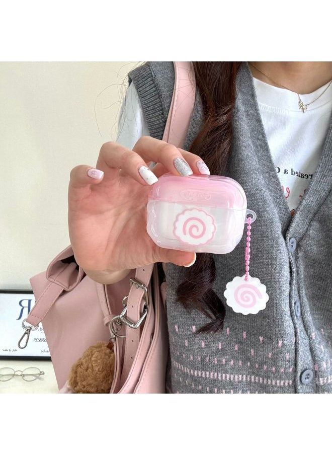Generic - Japanese Food Fish Plate Airpods 4/3 Protective Cover Pro2 Wireless Bluetooth 1/2 Generation Earphone Case Pendant-Color:Fish Plate + Pendant-Applicable Models:AirPods 4 - Image 1