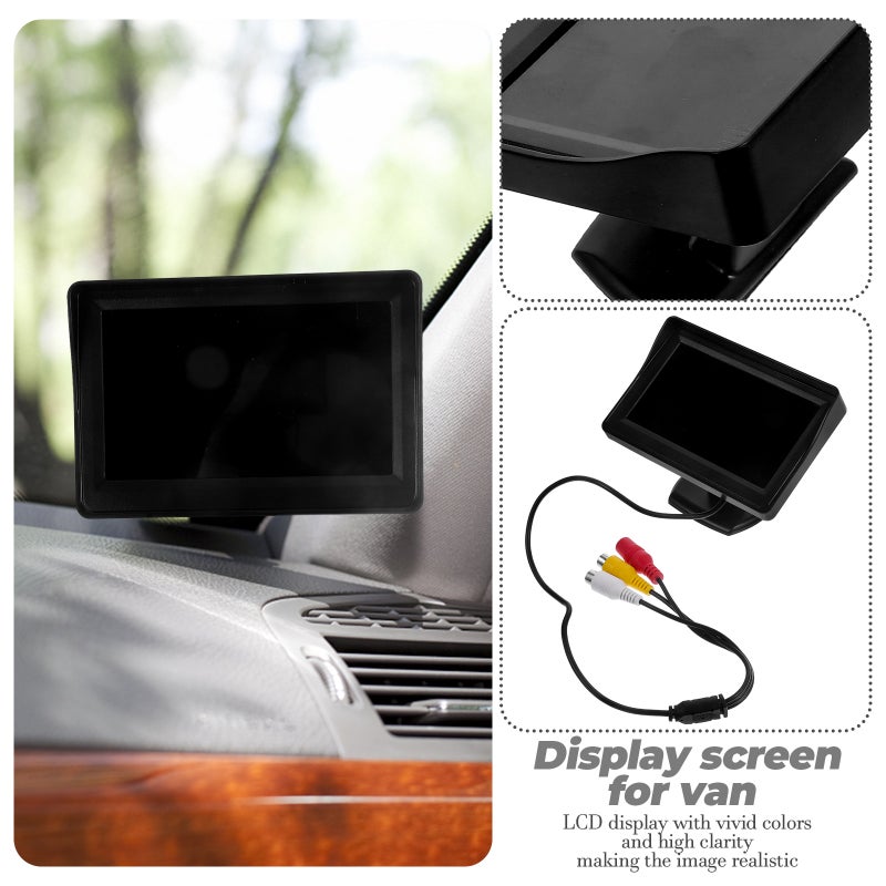 4.3 Inch Rear View Monitor with Dual AV Input for Enhanced Driving Safety - Image 3