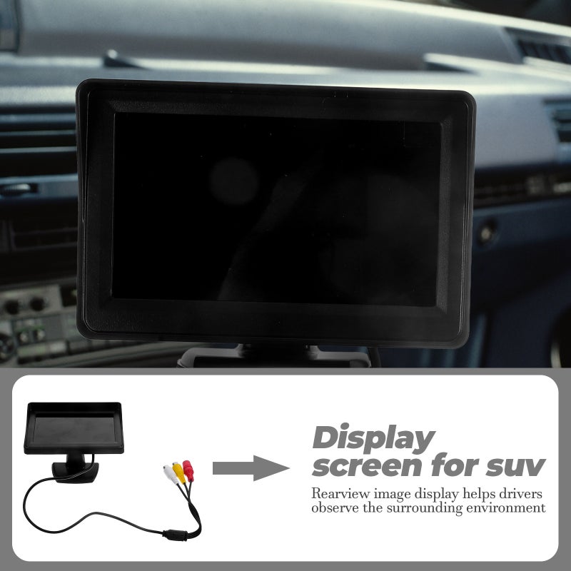 4.3 Inch Rear View Monitor with Dual AV Input for Enhanced Driving Safety - Image 5