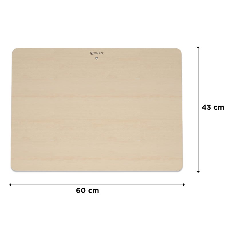 Wooden Lightweight Drawing Board 17 x 24 Inch 8mm Thickness A2 Size Drawing Board with Magnet for Kids Artists Architect Engineering Drawing Students (Laminated with Magnet) - Image 4