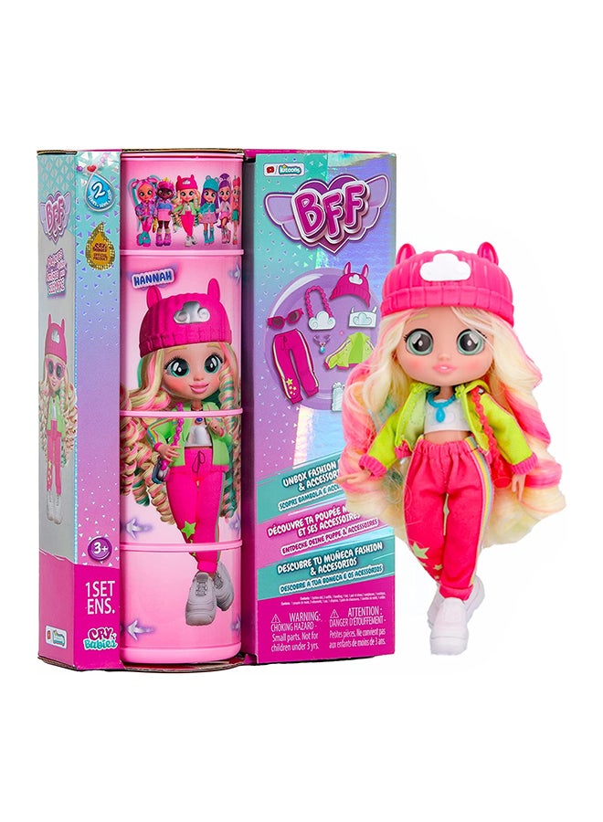 Bff Cry Babies BFF Doll Hanna 8-Inches | Fashion Doll | Collectible Doll | Gift for Kids and Teens - Image 1
