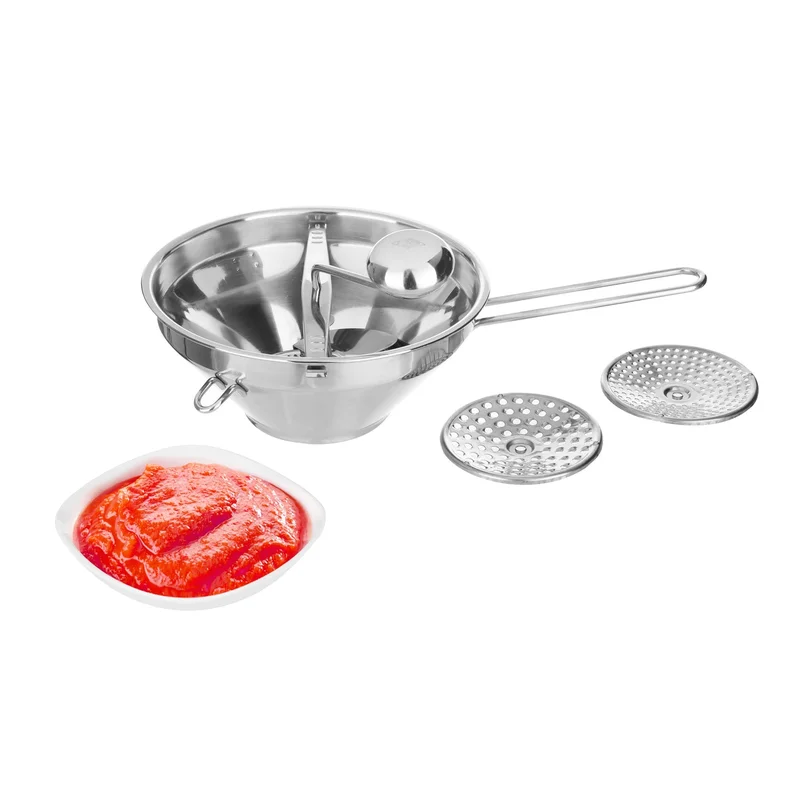 Simply Kitchen Kasanova-Professional Food Mill 20 Cm Kraft Steel-Silver