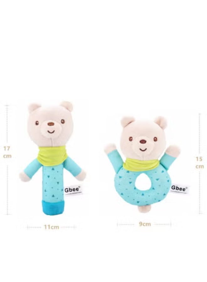 Gbee Top-Quality Material Organic Cotton Rattles Toy Set For Kids Hand Bell Infant Educational Mobiles Toys - Image 3