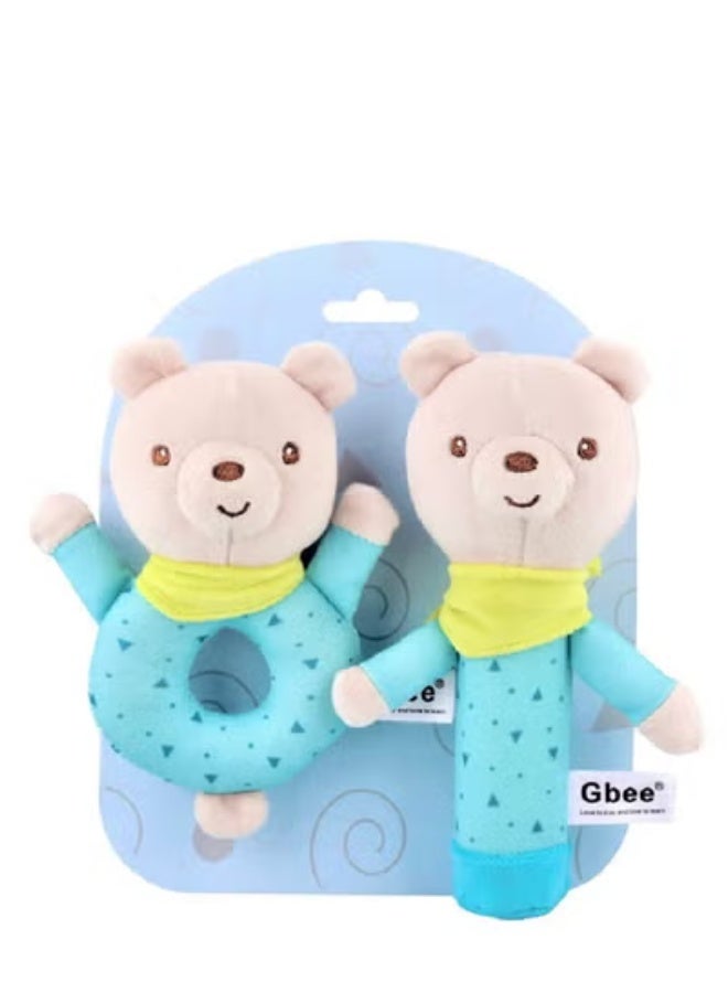 Gbee Top-Quality Material Organic Cotton Rattles Toy Set For Kids Hand Bell Infant Educational Mobiles Toys - Image 1