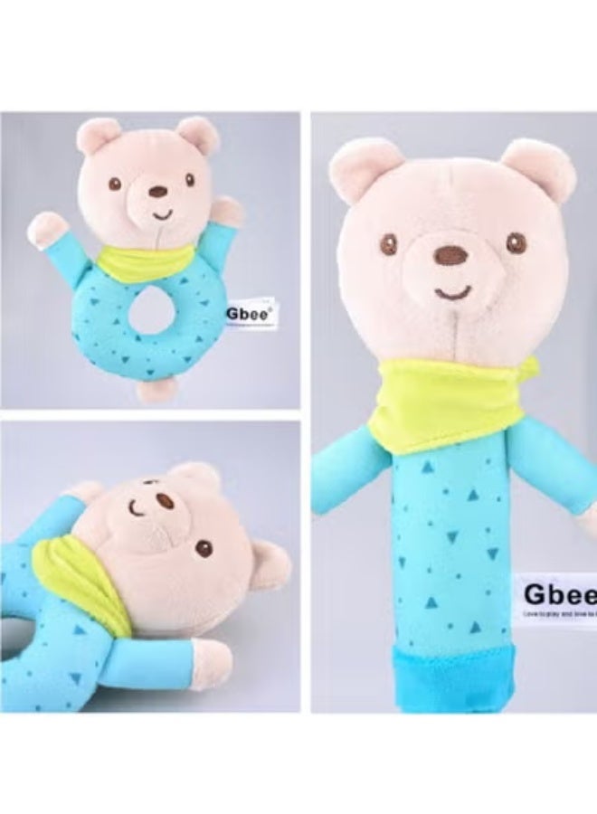 Gbee Top-Quality Material Organic Cotton Rattles Toy Set For Kids Hand Bell Infant Educational Mobiles Toys - Image 4