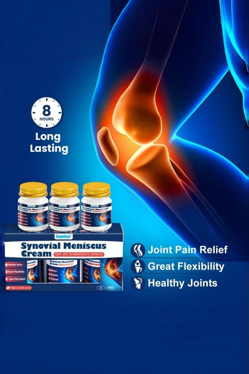 Sumifun Knee Joint Pain Relief Ointment Meniscus Damage Leg Knee Arthritis Cream Fast Absorbing Hand And Foot Tenosynovitis Cold Gel Quick Relief Joint And Bone Therapy Cream For Muscle And Joint Pain - Image 2