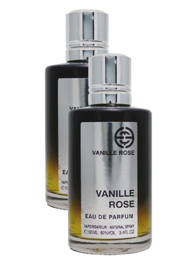 EMYC 2 Pieces Vanille Rose Perfume For Unisex 100ml EDP - Image 1