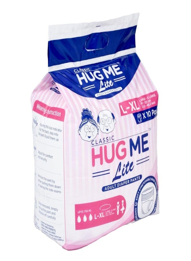 HUG ME عبوة من 3 سراويل حفاضات للكبار من Hug Me Lite (مقاس كبير/XL) - مقاس الخصر 85-125 سم (33.5 بوصة - 49.2 بوصة) - Image 2