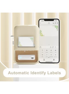 NIIMBOT New B21 Bluetooth Label Maker Inkless Label Printer with 1 Roll 50*30mm White Label Sticker, Portable Thermal Label Maker with 20-50mm Print Width, Great for Clothing, Address, Business, Supermarket,  Retail Store Printing Barcods  - Image 2