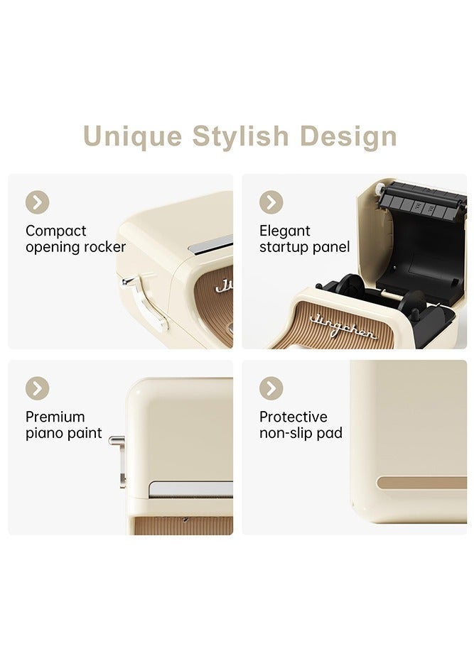 NIIMBOT B21S Bluetooth Label Maker Inkless Label Printer with 1 Roll 50*30mm White Label Sticker, Portable Thermal Label Maker with 20-50mm Print Width, Great for Clothing, Address, Business, Supermarket,  Retail Store Printing Barcods - Image 3