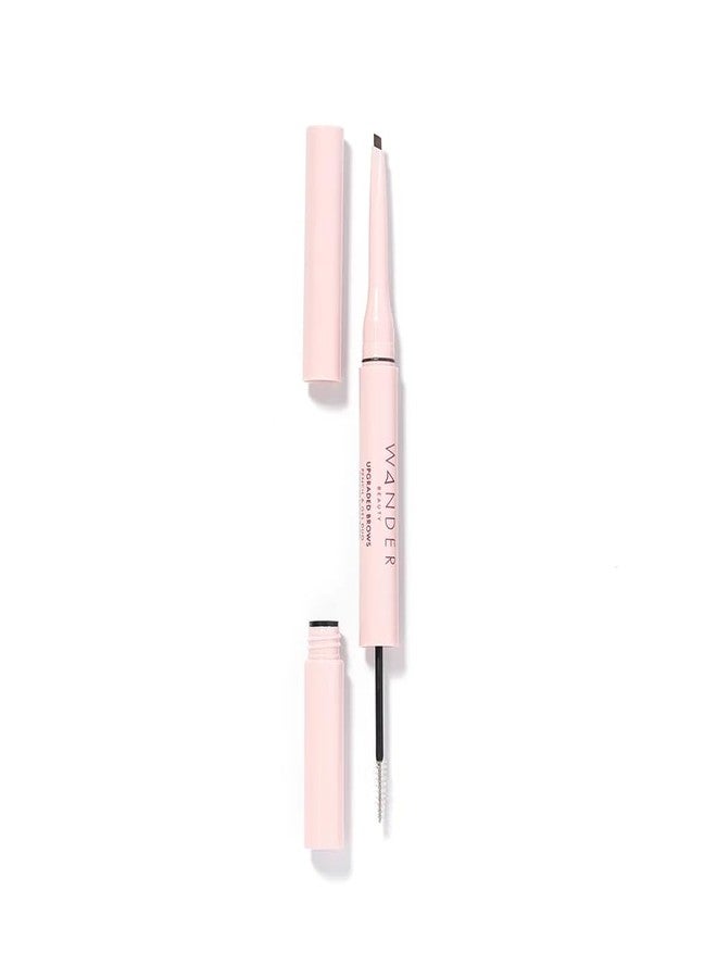 Wander Beauty Upgraded Brow Pencil & Eye Brow Gel - Dark Brown - 2 in 1 Eye Brow Makeup With Castor Oil, Peptides & Panthenol - Two-Sided Brow Filler, Definer, & Lifter for Fuller Brows - 0.05 fl oz - Image 1