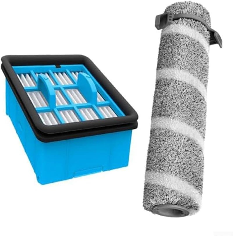 Washable Reusable Brush Roller and Filter Replacement 2 Piece for Bissell CrossWave 4076 3912 3999 4000 - Image 2