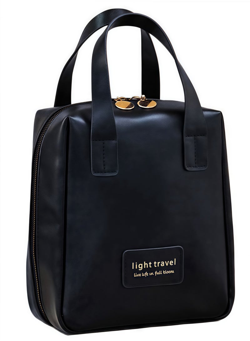 شنطة مكياج شنطة مكياج للسفر شنطة مكياج حقيبة مكياج صغيرة جديد أسود - Image 1