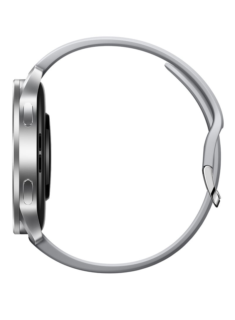 Xiaomi Watch S3 (BHR7873GL) – Silver, 1.43" AMOLED Display, Bluetooth 5.2, 100+ Sports Modes, 5ATM Waterproof, Dual-Frequency GNSS, 15-Day Battery Life Silver - Image 3