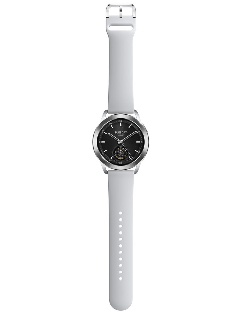 Xiaomi Watch S3 (BHR7873GL) – Silver, 1.43" AMOLED Display, Bluetooth 5.2, 100+ Sports Modes, 5ATM Waterproof, Dual-Frequency GNSS, 15-Day Battery Life Silver - Image 4
