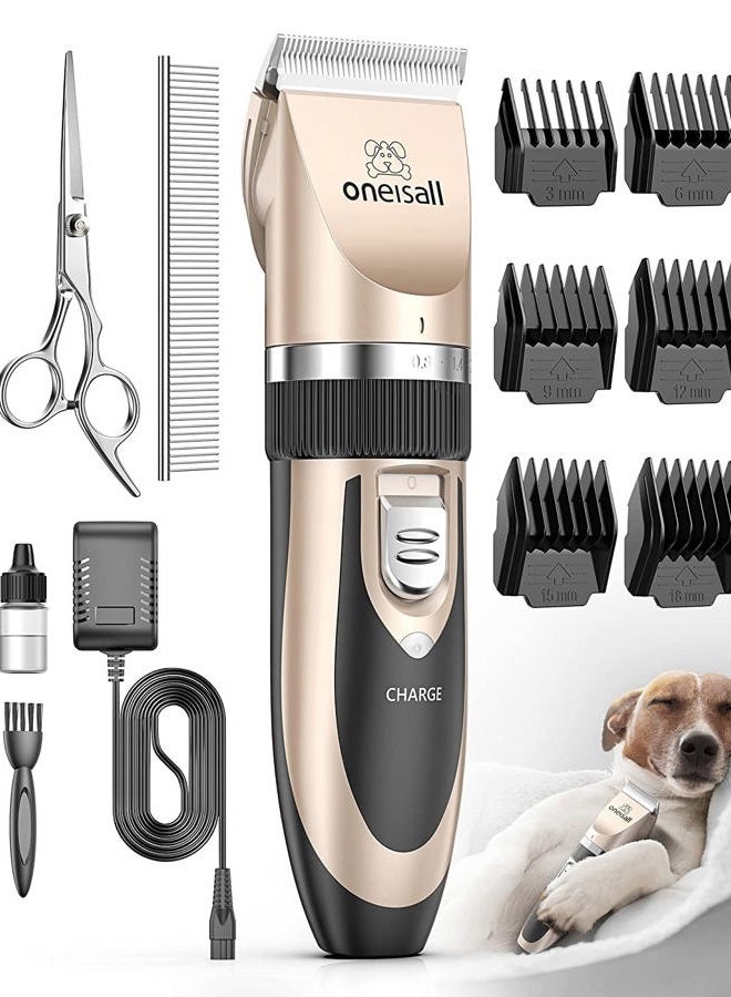 Oneisall Professional Low Noise Dog Clippers for Dogs Grooming Dogs Cats Animals Clippers - Image 1
