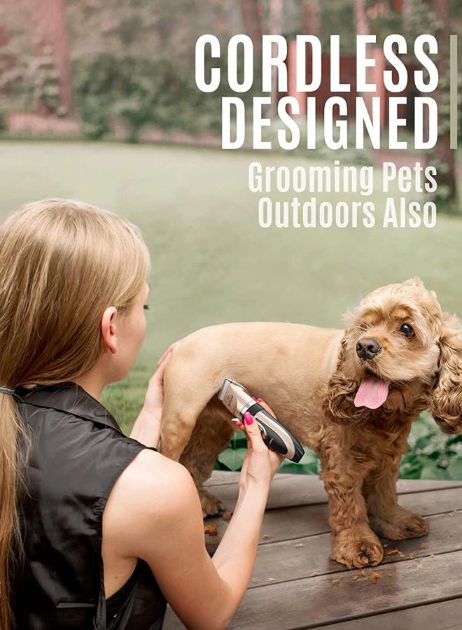 Oneisall Professional Low Noise Dog Clippers for Dogs Grooming Dogs Cats Animals Clippers - Image 3