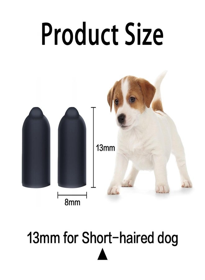 Sliverdew Shock Collar Rubber Tips for Dog,24 Pieces Column Conductive Rubber Sleeve Prong Collar Cover Training Collar Replacement Parts for Dog Shock Collar Prongs or Anti Bark Collars (13 mm) - Image 2