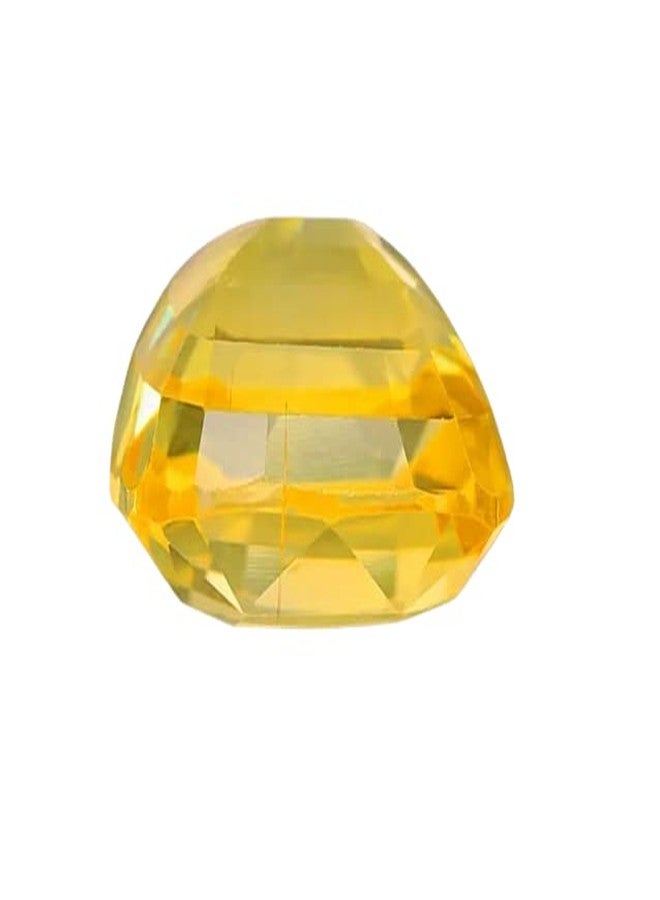 Ayush Gems Yellow Sapphire Ceylon Mined (Pukhraj) Gemstone 9.25 Ratti / 8.32 Carat 100% Original Certified Natural Gemstone AAA++ Quality - Image 3