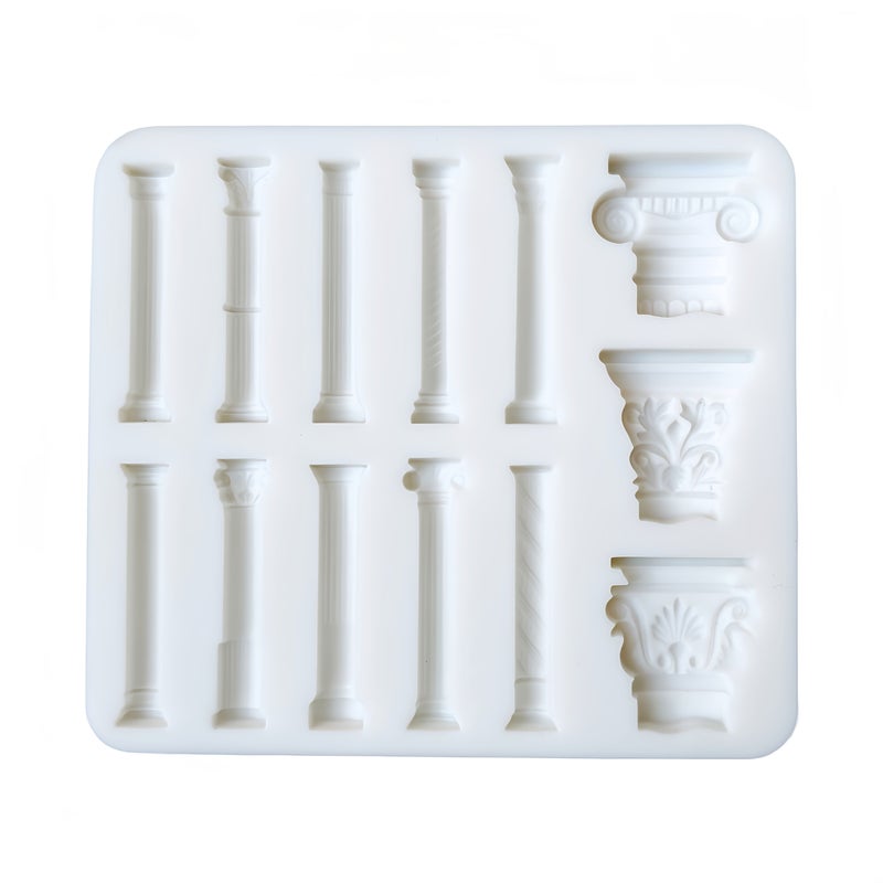 1 Pc European Roman Column Creative Cake Mold Kitchen Baking Mold Cake Decoration Addition Gummy And Fondant Molds - Image 4
