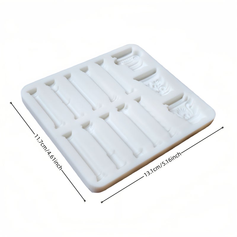 1 Pc European Roman Column Creative Cake Mold Kitchen Baking Mold Cake Decoration Addition Gummy And Fondant Molds - Image 3