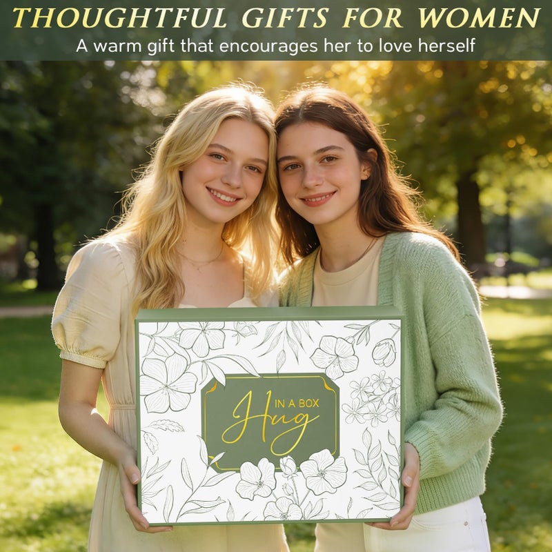 Qinline Get Well Soon Gifts for Women, Luxury Mothers Day Birthday Gift Basket, Surgery Recovery Care Package Cancer Self Care Gift Set, Relaxing Sympathy Inspirational Feel Better Spa Gift for Mom Her Friend - Image 3