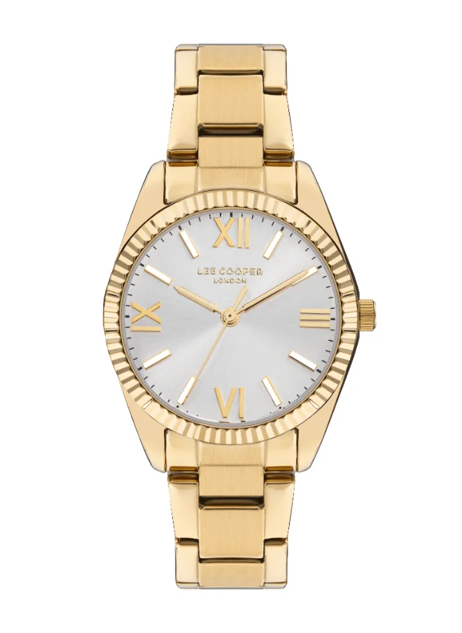 لي كوبر LEE COOPER Women's Analog Silver Dial Watch - LC07868.130