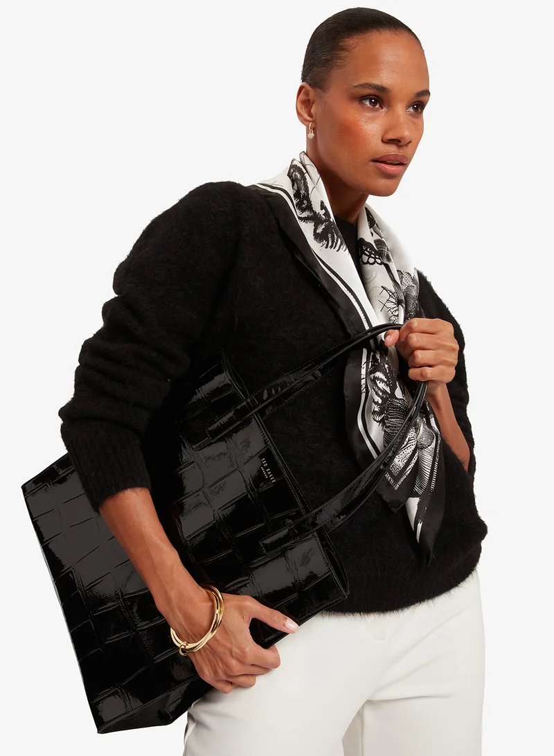 Ted Baker  Vannda Croc Effect Large Icon Bag for Women | Best Price UAE