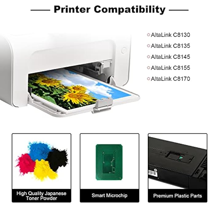 خرطوشة حبر معاد تصنيعها لطابعة زيروكس ألتاليك C8130 C8135 C8145 C8155 C8170 006R01748 حبر ماجنتا 21000 صفحة - 1 عبوة - Image 3