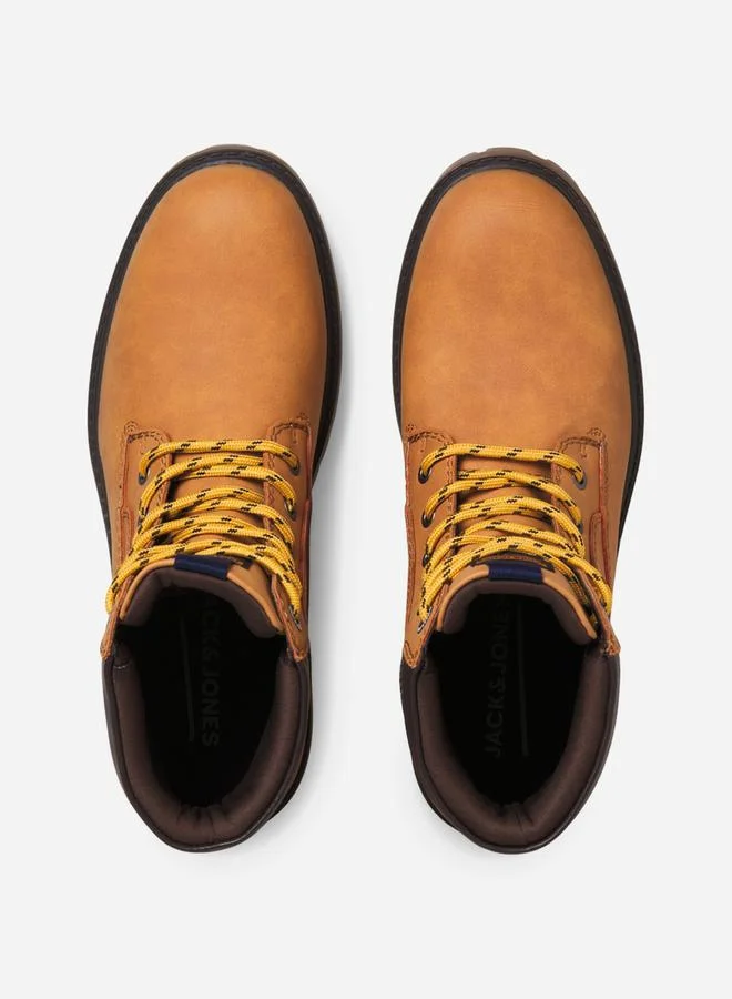 JACK & JONES Panelled Lace Up Boots