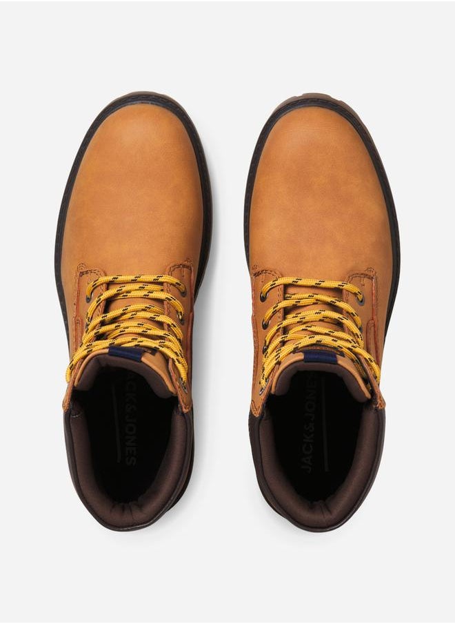 JACK & JONES Panelled Lace Up Boots  - Image 3
