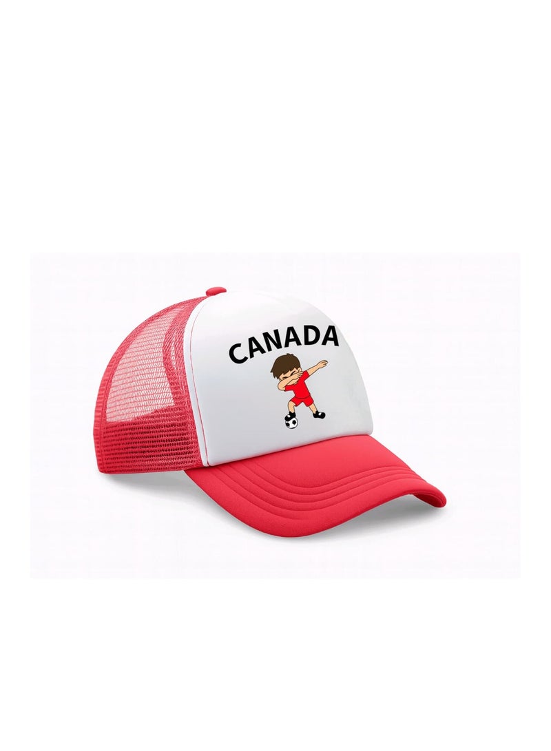 PRINTSHOP4ME Canada Sports Cap With Adjustment Plastic Snap Closure For Men And Women - Image 2