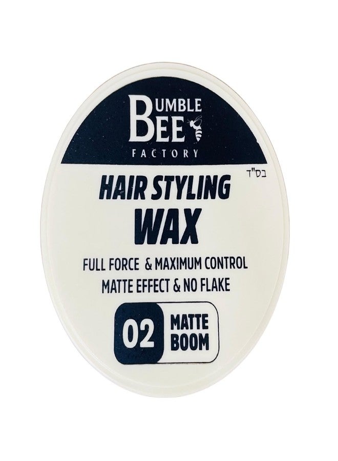 BUMBLE BEE Hair Styling Wax, 4 Styles, Firm Hold, Natural Finish (150 ml, 02 White (Matte)) - Image 2