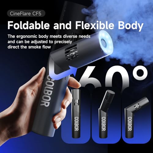  COLBOR COLBOR CF5 Smoke Fog Machine with a Fan and RGB Lights EffectWireless Remote Control for PhotographyOutdoor EventsPartiesStage Effects HalloweenDisinfection or Weddings - Image 3