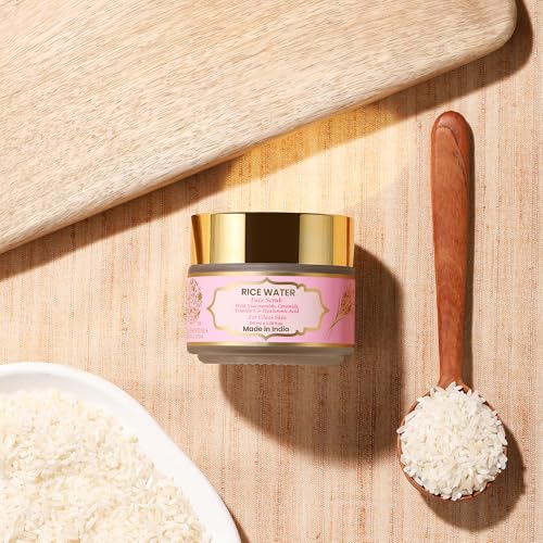 RYLLZ ESSENTIALS Rice Water Face Scrub | with Niacinamide, Hyaluronic Acid, Ceramide & Vitamin C | for Glass Skin, Dull Skin, Dead Skin Cells, Whiteheads, Blackheads, Dark Spots, Uneven & Dull Skin | Exfoliating Scrub | For All Skin Types | Korean Skincare | 100ml - Image 2